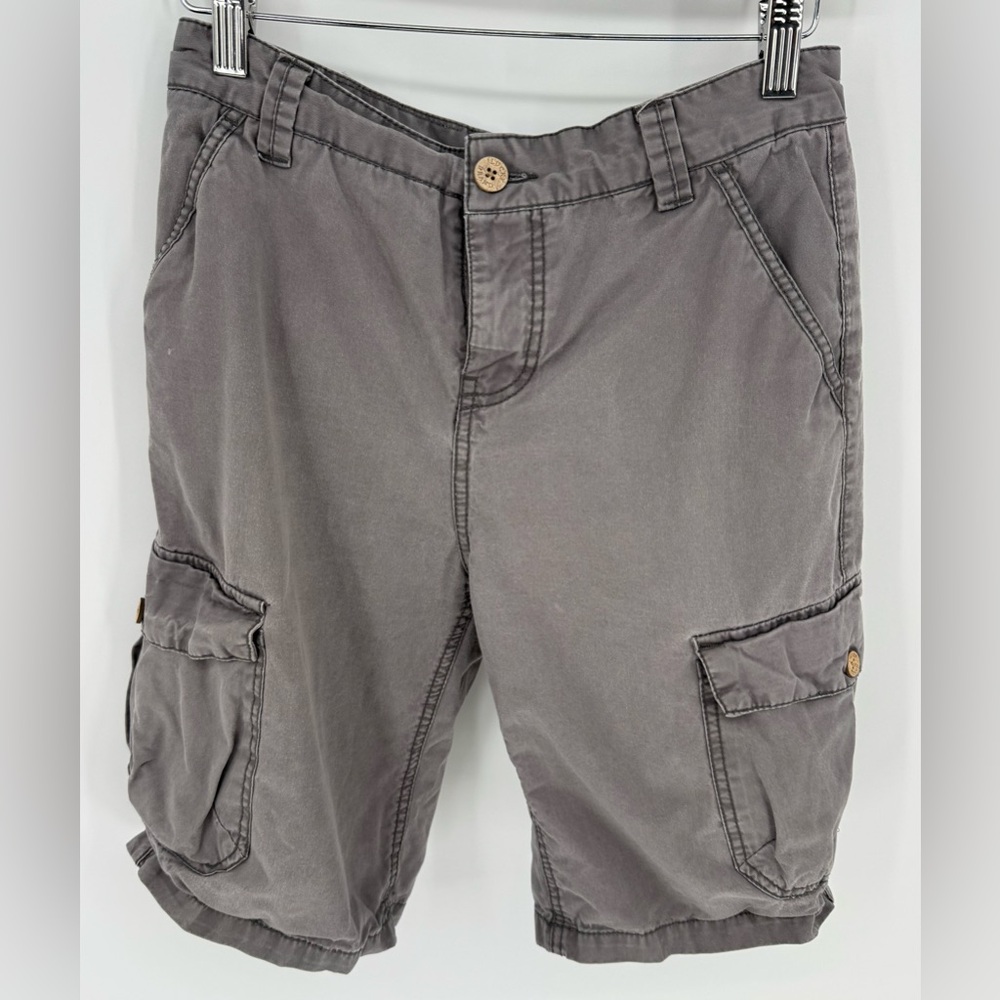 Lucky Brand Boys Gray Cargo Shorts Size 14 Youth